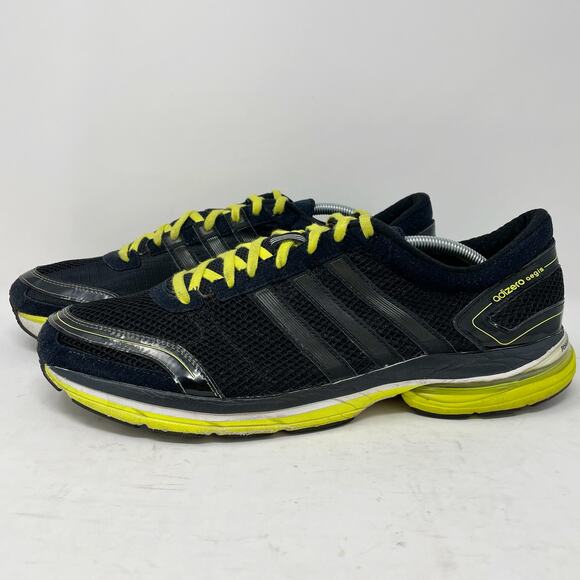 Adidas Adizero Aegis 2 Formotion Running Shoes Mens 13 Black Green - Picture 1 of 8